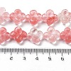 Cherry Quartz Glass Beads Strands G-P520-A05-01-5