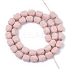 Spray Painted Non-magnetic Synthetic Hematite Beads Strands X-G-T116-28-01-2