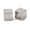 304 Stainless Steel European Beads STAS-D382-02G-P-1