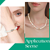 4Pcs 2 Colors Brass Micro Pave Clear Cubic Zirconia Screw Clasps KK-BBC0018-87-4