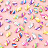 72Pcs 12 Colors Handmade Polymer Clay Charms CLAY-NB0001-66-4