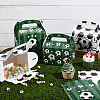 12Pcs 4 Styles Rectangle Football Print Paper Storage Candy Boxes CON-WH0095-58-5