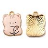 Printed Alloy Pendants ENAM-L042-07G-05-1