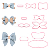 3 Sets 3 Styles PP Plastic Cookie Baking Molds DIY-SC0031-04B-1