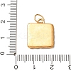 Printed 304 Stainless Steel Pendants SA-CBAAB49-03G-01-3