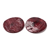 Spray Painted Natural Akoya Shell Pendants SHEL-F007-15B-4