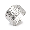 Hammered 304 Stainless Steel Loop Ring Base STAS-G375-01P-1