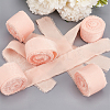 5 Rolls 5M Satin Frayed Ribbon SRIB-DR0001-01A-4