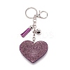 Alloy Rhinestone Keychain AJEW-WH0245-48-1