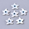 Natural White Shell Mother of Pearl Shell Beads X-SSHEL-N034-47-1