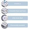 10 Pairs Cloth Duvet Cover Clips FIND-CP0003-40-6