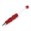 Resin & Polymer Clay Pave Rhinestone Ball-Point Pen AJEW-T013-04M-2