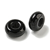 Natural Black Stone Beads X-G-Q173-03A-16-2