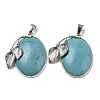 Synthetic Turquoise Pendants G-Z050-05A-1