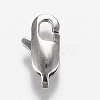 Tarnish Resistant 316 Surgical Stainless Steel Lobster Claw Clasps STAS-Z013-01B-2