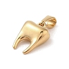 PVD Vacuum Plating 304 Stainless Steel Pendants X-STAS-R232-02G-2