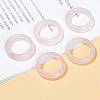 Natural Rose Quartz Plain Band Finger Rings RJEW-H230-13C-02-1