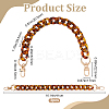 2Pcs Resin Curb Chain Bag Extension Chains FIND-BBC0002-50A-2