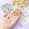 100pcs 10 Style Tibetan Style Alloy Pendants TIBEP-CJ0001-27-4