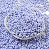 Macaron Color Opaque Frosted Glass Seed Beads SEED-K009-12B-12-2