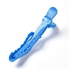 Plastic Alligator Hair Clips OHAR-WH0016-09C-2