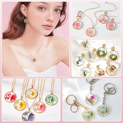 60Pcs 6 Colors Zinc Alloy Ring Tray Settings FIND-WR0012-06-1