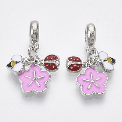 Alloy European Dangle Charms LS-MPDL-T004-12P-1