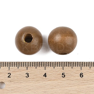 Wood European Beads WOOD-M014-01E-1
