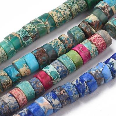 Natural Imperial Jasper Beads Strands G-I263-01-1