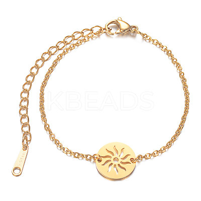201 Stainless Steel Link Bracelets STAS-T040-JN013-2-1