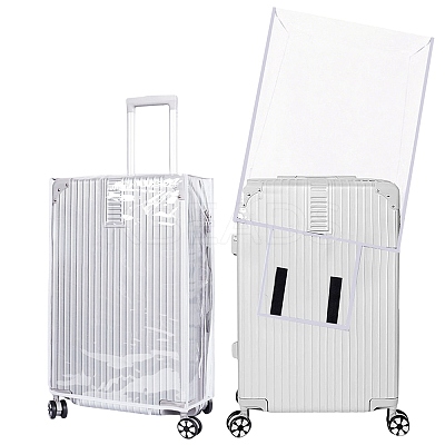 Transparent PVC Luggage Cover AJEW-WH20080-52I-1