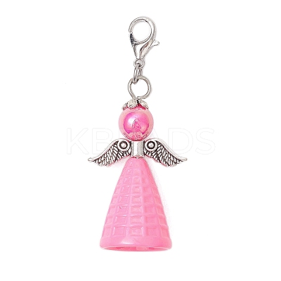 Angel Acrylic Pendant Decorations HJEW-JM03535-01-1