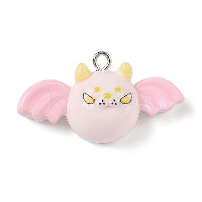 Halloween Theme Resin Pendants RESI-Z040-04P-05-1