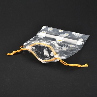 Plastic Frosted Drawstring Bags ABAG-M003-01A-06-1