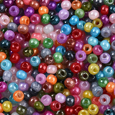 Baking Paint Glass Seed Beads SEED-N007-02H-1