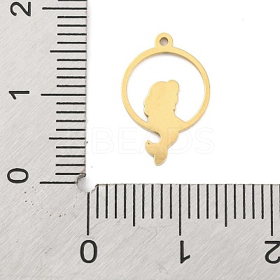 Ion Plating(IP) 304 Stainless Steel Charms STAS-N103-194G-09-1