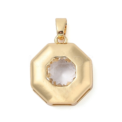 Rack Plating Brass Pendants KK-I710-04A-1