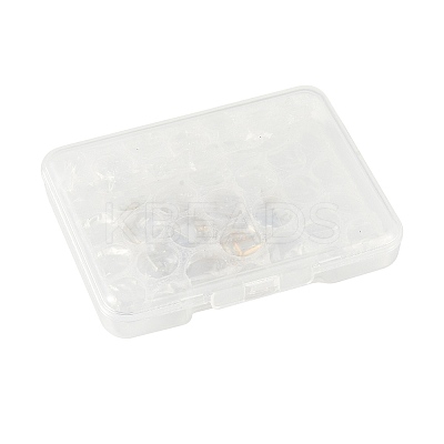 20Pcs 10 Styles Brass Pave Clear Cubic Zirconia Charms ZIRC-FS0001-03-1