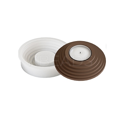 DIY Silicone Candle Holder Molds DIY-S048-04A-1
