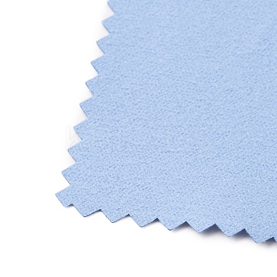 Faux Suede Fabric Square Silver Polishing Cloth AJEW-G004-03A-1