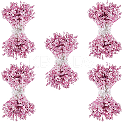 Cotton with Gypsum Artificial Flower Core for Hairpin Accessories DIY-WH20001-21C-1