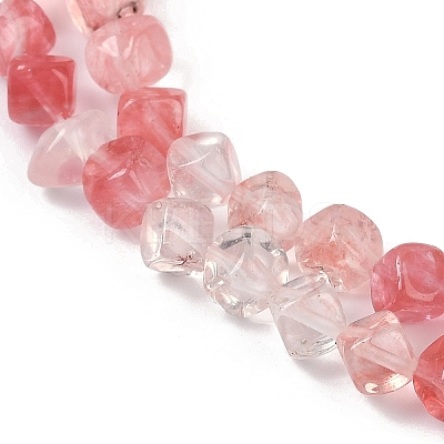 Cherry Quartz Glass Beads Strands G-A257-A08-01-1