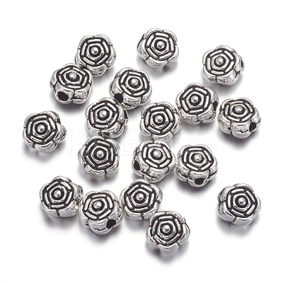 Tibetan Silver Spacer Beads X-AB458-1