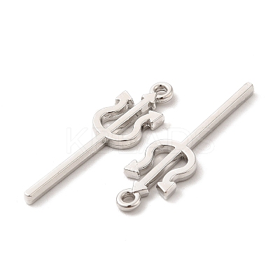 Rack Plating Alloy Pendants PALLOY-E025-07P-1
