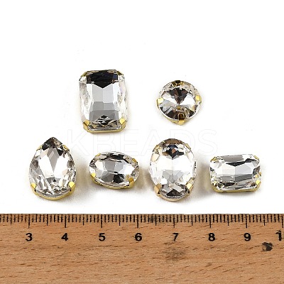 Glass Rhinestone Sew on Rhinestone RB-CBA33FD-01G-05-1