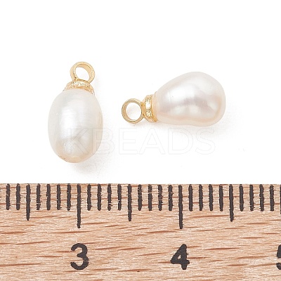 Natural Cultured Freshwater Pearl Pendants PALLOY-JF05438-01-1