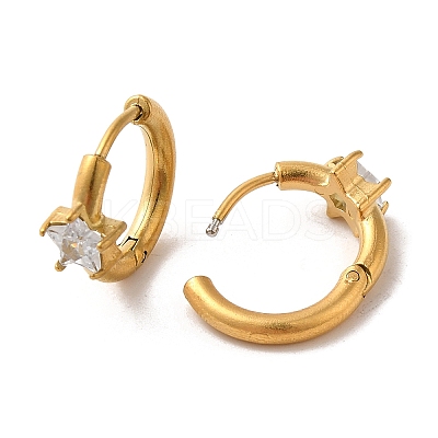 Golden 304 Stainless Steel Hoop Earrings EJEW-K271-01C-G-1