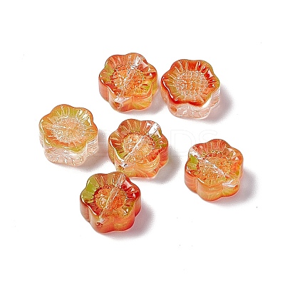 Electroplated Glass Beads GLAA-G090-01B-1