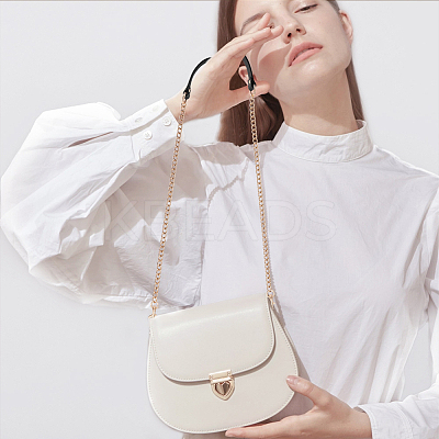 Zinc Alloy Curb Chain Crossbody Bag Straps DIY-WH0430-124B-1