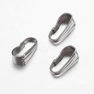 Tarnish Resistant 304 Stainless Steel Snap On Bails LS-STAS-I097-045P-1